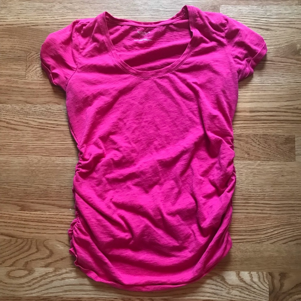 Fuchsia Maternity T-Shirt